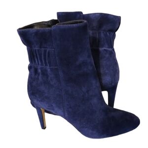 Nine West Navy Suede Boots